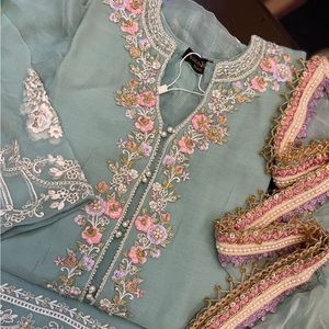 Aghanoor 2-piece original soft chiffon set